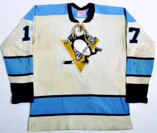 1971-72 Pittsburgh Penguins Home (White) Set 1 Game Worn Jerseys 