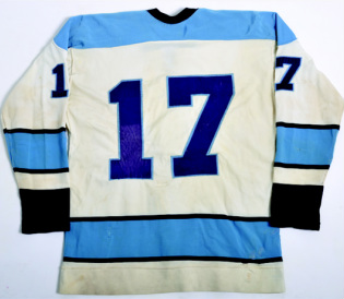 1971-72 Pittsburgh Penguins Road (Light Blue) Set 1 Game Worn Jerseys 