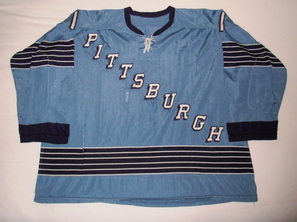 Syl Apps Pittsburgh Penguins 1971 - 1972 Game Used Jersey - Game