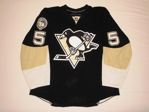 Lemieux,M Signed Jersey Penguins Replica Black/Vegas Gold 2003 Vintage CCM  - NHL Auctions